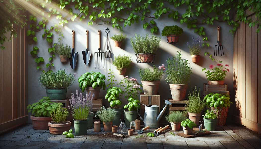 Erntezeitpunkt und Lagerung von Kräutern - Gartenkräuter für den kleinen Garten